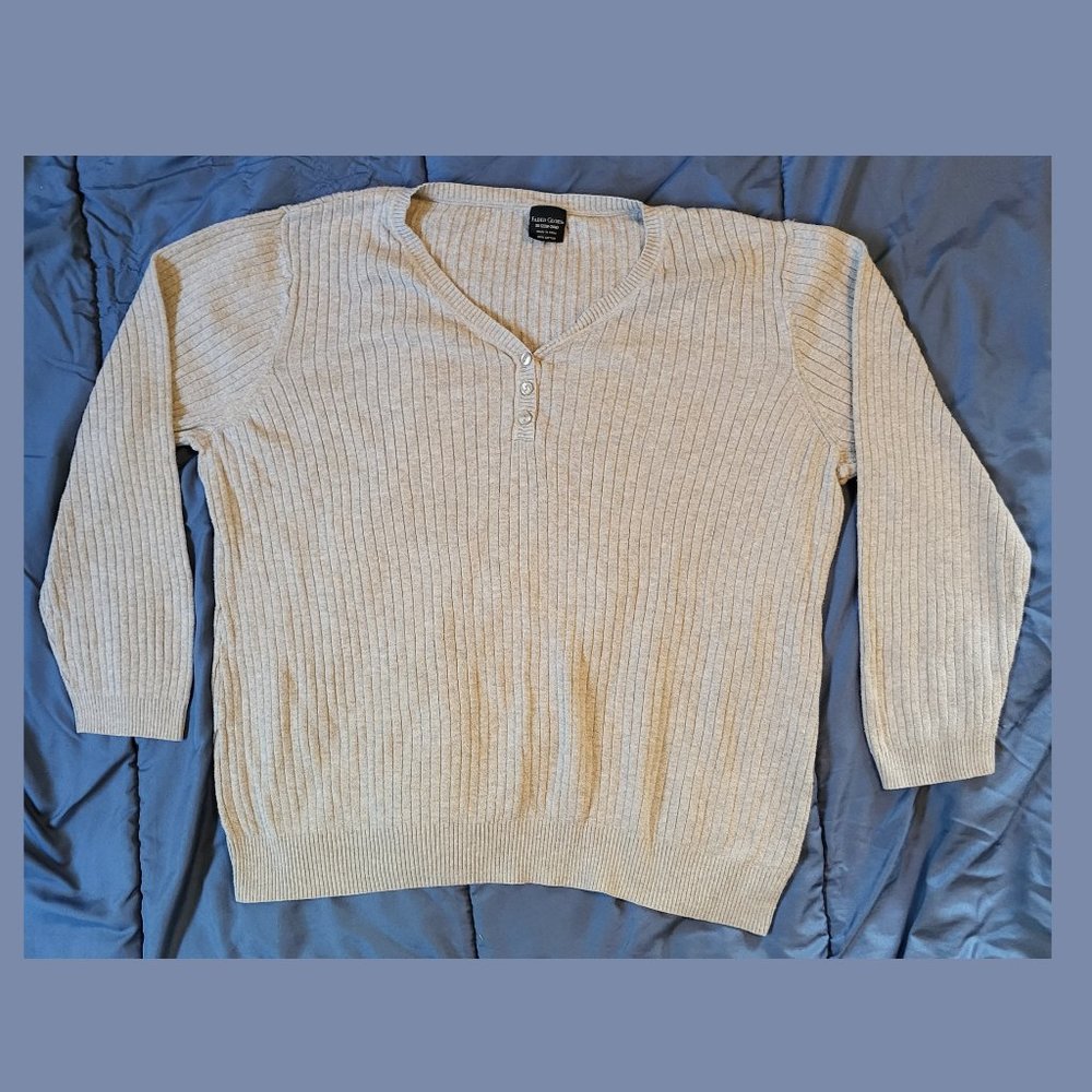 Women's "Faded Glory" sweater 100% Cotton Sz 3X (22w-24W)